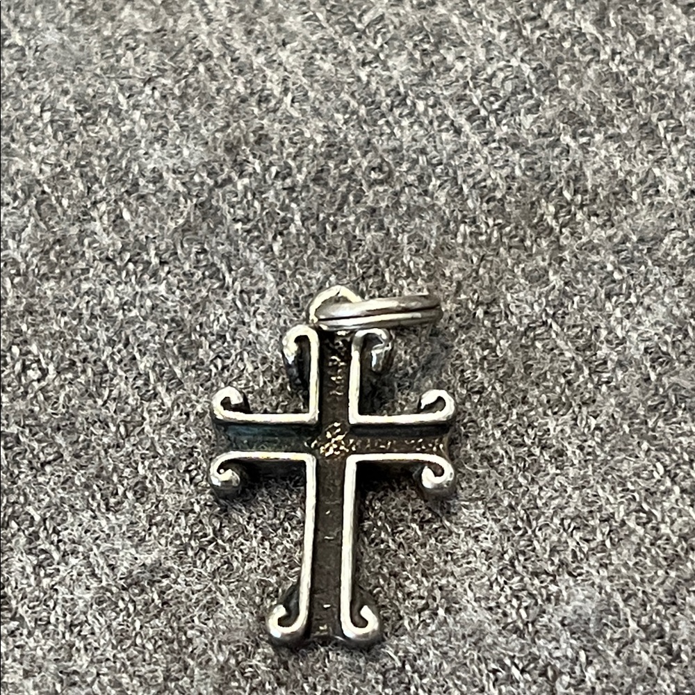 Sterling Cross Charm
